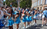 Fêtes de Pentecôte à Moissac - cortège et couronnement de la Rosière