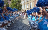 Fêtes de Pentecôte à Moissac - cortège et couronnement de la Rosière