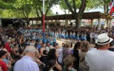 Fêtes de Pentecôte à Moissac - cortège et couronnement de la Rosière